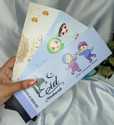 Eidi Cheque Book (1 pc)